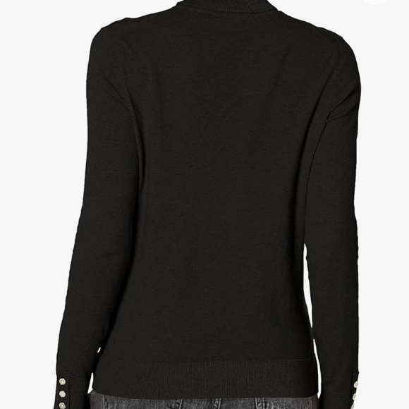🔥NWOT Tommy Hilfiger turtleneck women women’s sweater top black size XL 16/18 - Picture 4 of 15